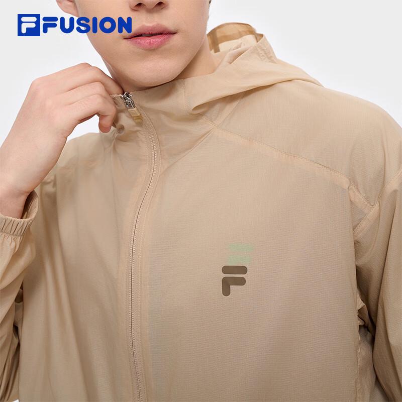 FILAFUSION Men's Summer Hooded Sun Protection Woven Jacket