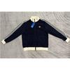 Retro Striped Waffle Knit Jacket Unisex Couple Short Coat High Quality Outerwear