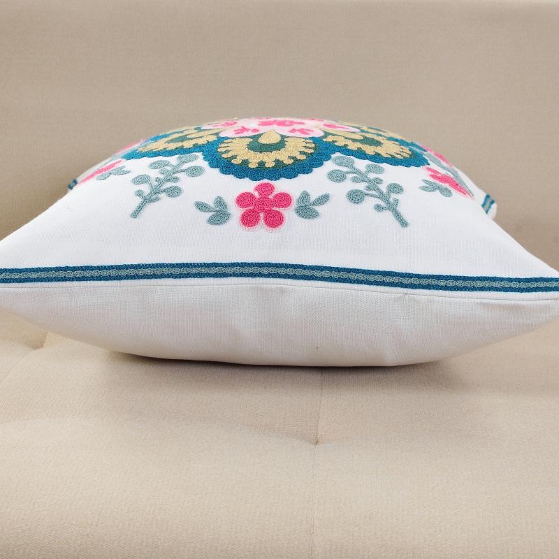 Business Gifts Souvenirs Cotton Embroidered Embroidery Pillow Bedside Cute Cartoon Large Pillow Nordic