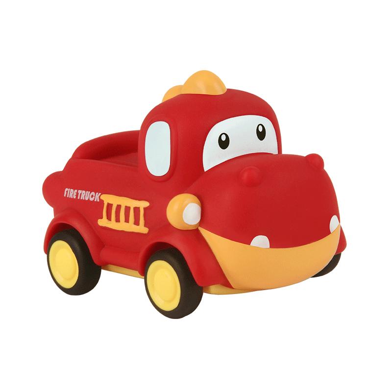 Carro de brinquedo para bebês, chocalho, carrinho de rolamento para crianças de 1 a 3 anos, carro de pressão e movimento, caminhão movido a fricção, chocalhos macios para bebês, presente de aniversário para meninas