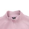 LI-NING AWDV946-5 Women's Fitness Series Loose Fit Half Zip Stand Collar Long Sleeve Fleece Lined Casual Sport Pullover Sweatshirt