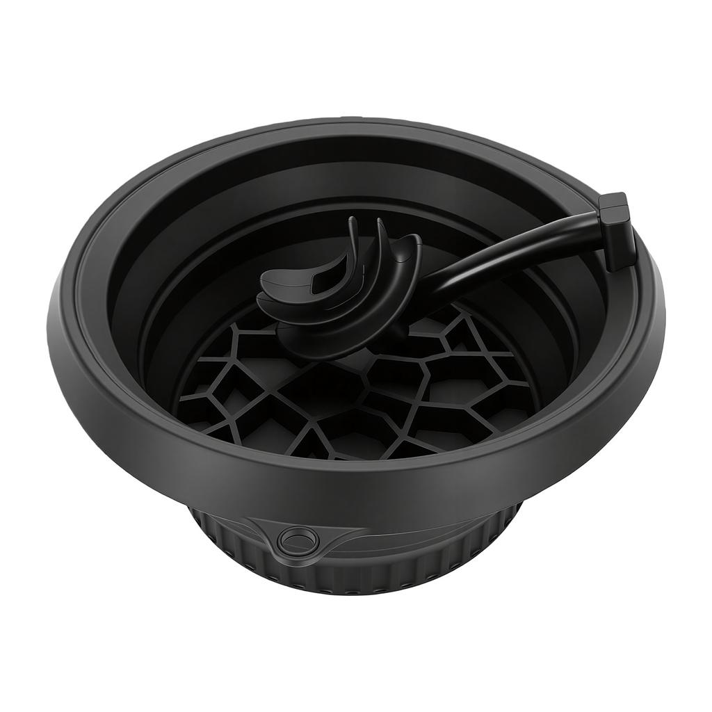 Face Ice Bowl with Built In Ice Tray Hanging Silicone Facial Ice Bath Bowl for Cold Plunge with Breathing Tube