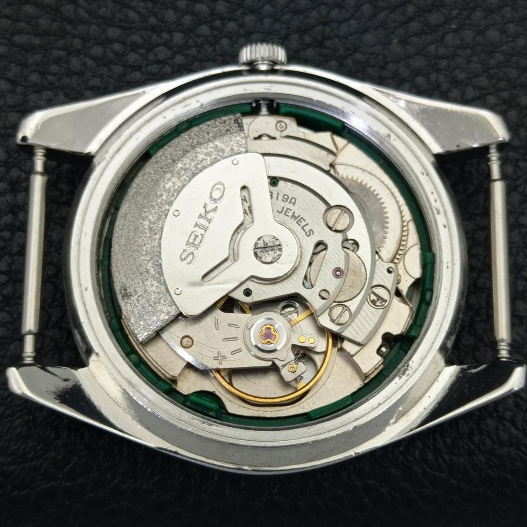 Seiko 5 AUTOMATIC 6319A JAPAN MENS VINTAGE BLUE COLOR DIAL WATCH A701405-5 R206b-a701405