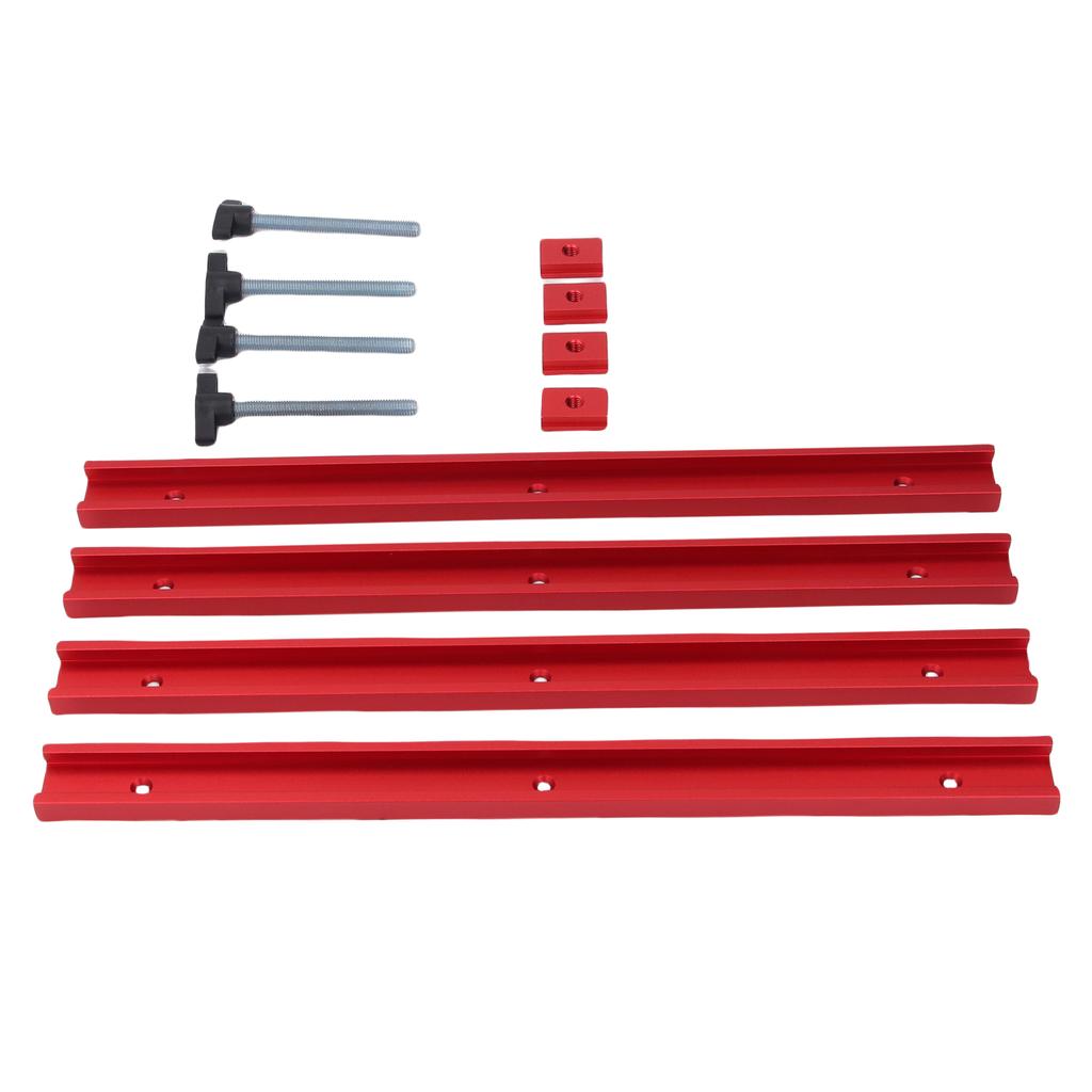 T Slot and M8 Slider Block Set Aluminum Alloy Double Cut Profile Pre Drilled Mounting Holes T Track