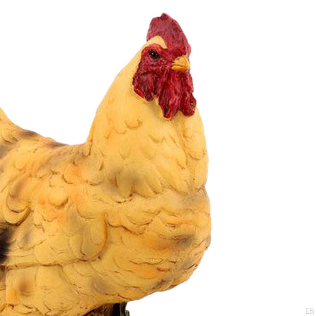 Garden Statue, Chick Sculpture Adorable Animal Figurine Crafts for Courtyard Fairy Landscape