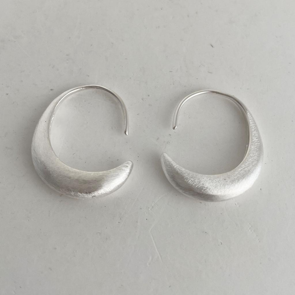 Xiaomi 925 Sterling Silver Earrings For Women Trendy Simple Open Round Earring Jewelry Prevent Allergy Party Christmas Accessories