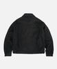 FRIZMWORKS Solid Wool Trucker Jacket _ Black