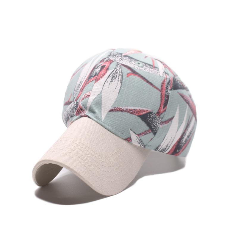 Ins Print Baseball Cap Tide Ladies Summer Visor Outdoor Sun Protection Cap Hot Hat