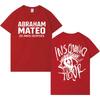 Singer Abraham Mateo New Album Tour Double Sided Print Tshrit Unisex Women High Quality Gothic Casual Hip Hop Tshrits Streetwear