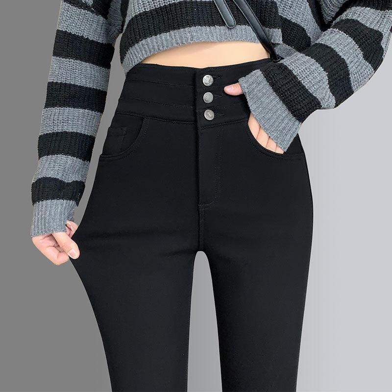 

Женские черные леггинсы Весна/Лето 2025: Легкий, Универсальный, Эластичный пояс, Приталенный силуэт L [100-110 lbs]