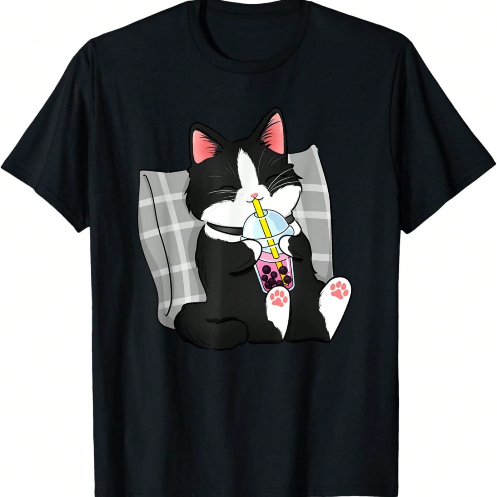 Kawaii Dog Enjoying Ra Noodles T-Shirt S разноцветный