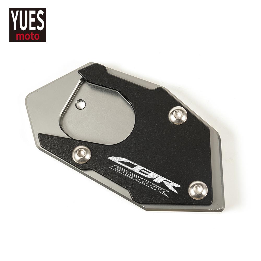 Motorcycle Accessorie CNC Aluminum Side Stand Pad Enlargement Plate Kickstand Extension for HONDA CBR650R CB650R