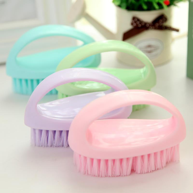 1 multi-functional portable shoe brush for household cleaningsoft bristled plastic shoe brush