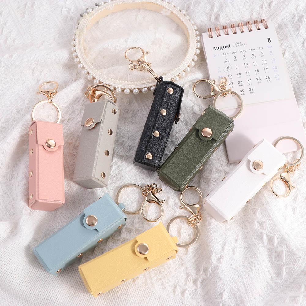 With Keychain Lipstick Pouch Storage Bag Lip Gloss Bag Mini Lipstick Bag  Makeup