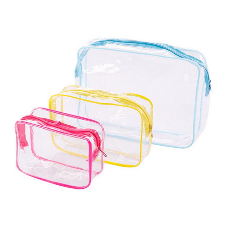 Waterproof Outdoor PVC Travel Makeup Bag with Zipper