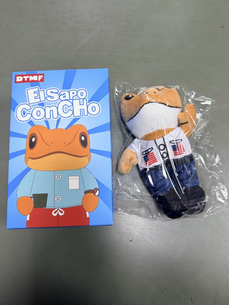 Style Puerto Rican Frog Stuffed Animal,Bad Bunny El Sapo Concho Plush Toy,Unique Rare Collectible Gift For Fans, Reggaeton Music