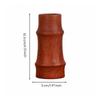 Wooden Flower Vase Aesthetic Wood Decorative Rustic for Home Decor