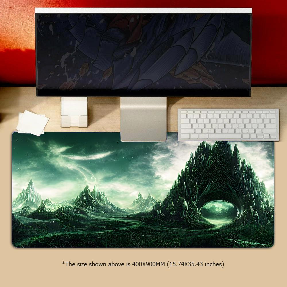 Green Forest Mouse Pad Gamer Mat Mousepad XXL Mouse Mat Large Keyboard Mat Desk Pad Mousepads For Computer Laptop Mouse Pads