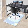 Anime Cinnamonroll Chair Mat - Cute Cartoon Design Office Desk Pad, Non-Slip Rug for Home Decor, Suitable for All Seasons, Perfect Gift for Anime Love