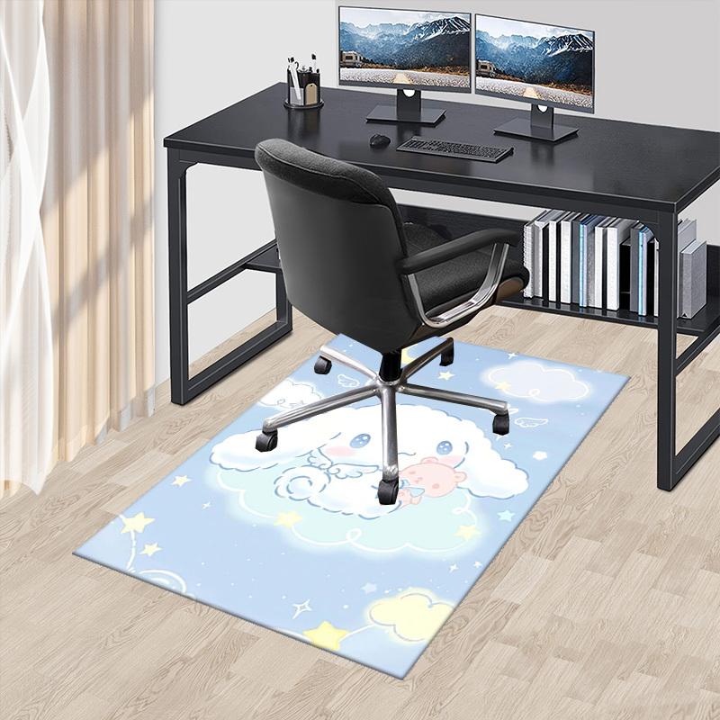 

Anime Cinnamonroll Chair Mat - Cute Cartoon Design Office Desk Pad, Non-Slip Rug for Home Decor, Suitable for All Seasons, Perfect Gift for Anime Love 60cm by 90cm
