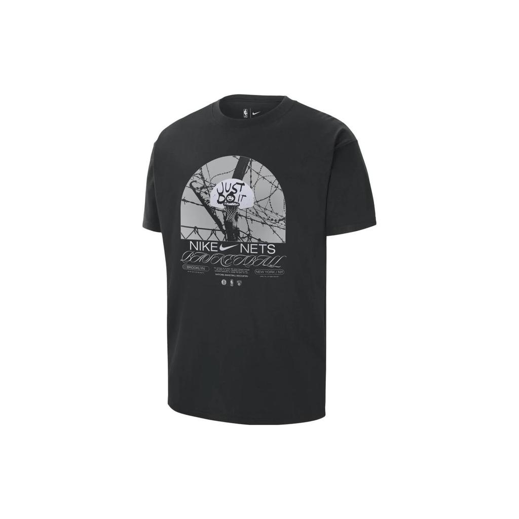 Nike Nba Brooklyn Nets Courtside Max 90 Loose Fit T shirt DR6289-010
