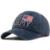 Cappellini da Baseball Ricamati con Bandiera USA Cotone Lavato Vintage Cappellino da Papà Uomo Donna Morbido in Cima Cappello da Sole da Esterno Casuale Patriottico Regolabile