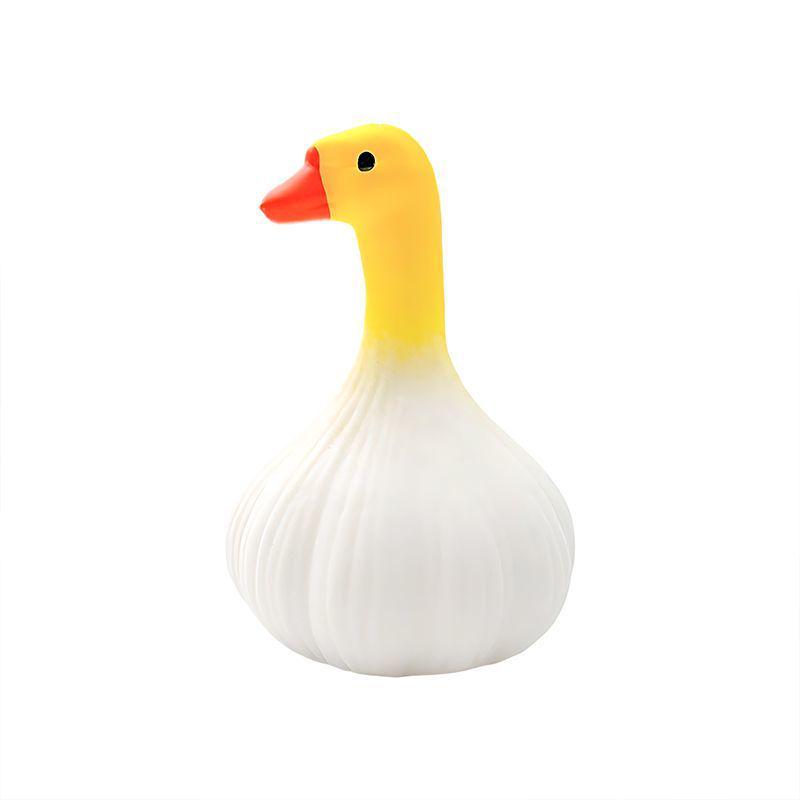 Garlic Duck Stress Relief Toy - Creative Slow Rebound Plush Ornament for Office Relaxation
