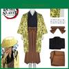 Costume Cosplay in Acciaio Tetsuro di Demon Slayer con Tessuto in Poliestere per Role Play Anime