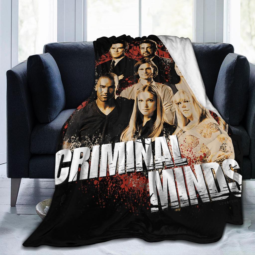 Criminal Minds Solution Lies Within Fleece Throw Blanket TV Show Blankets for Sofa Bedspread Super Warm Outdoor Multifunction