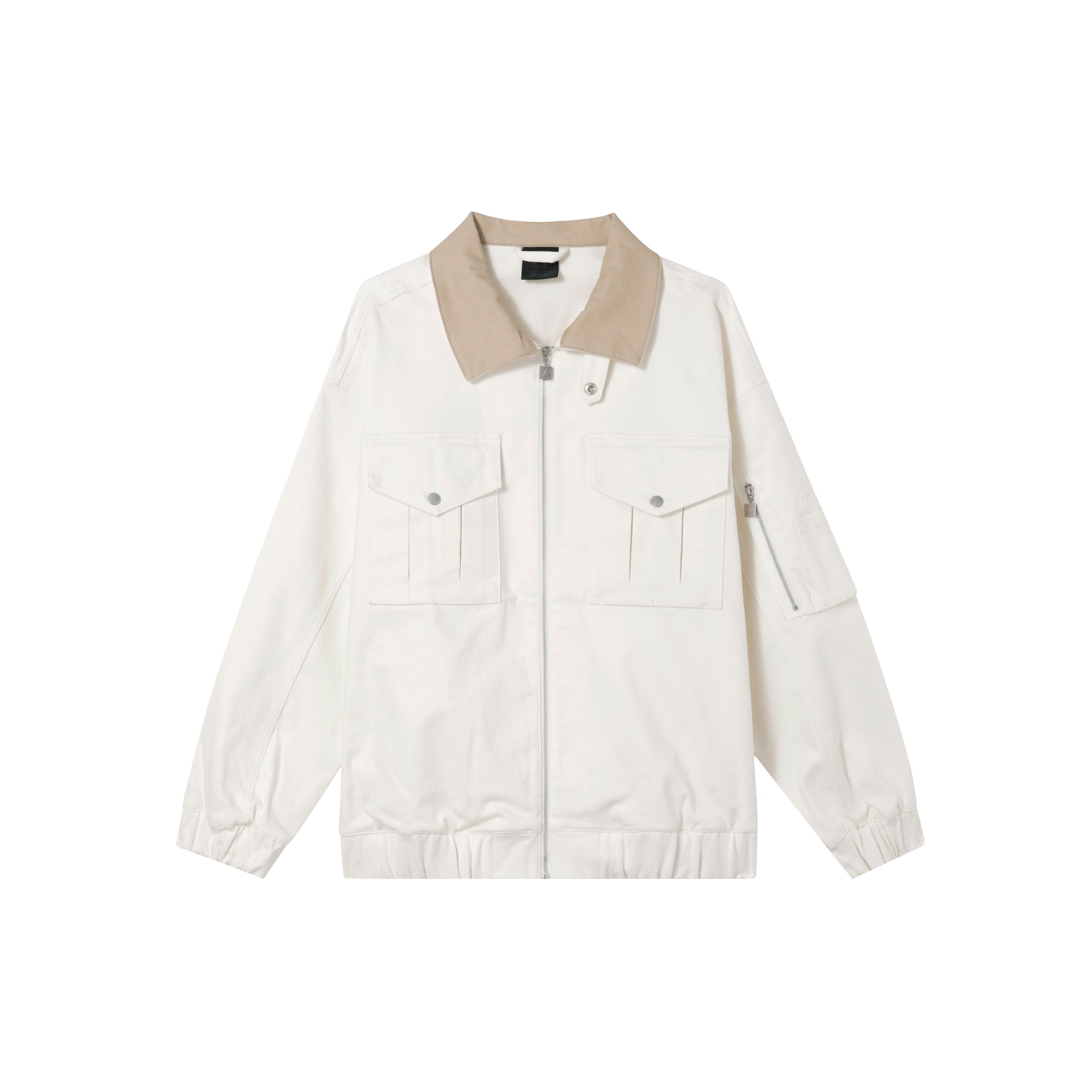 

Jordan Renegade однотонный воротник повседневная куртка на молнии с длинными рукавами женская куртка парусно-белая FN5675-133 S