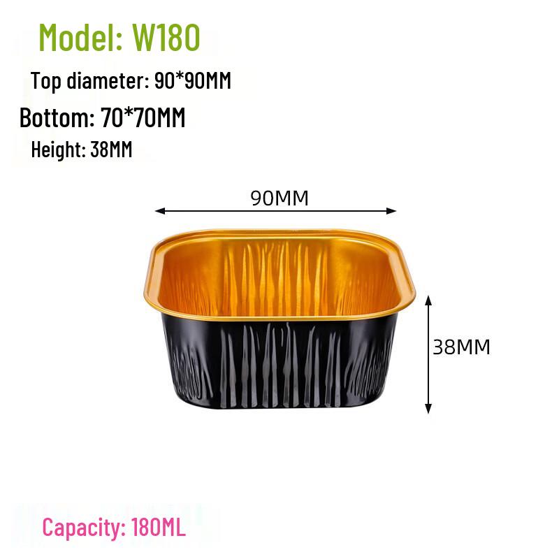 Disposable Heavy-Duty Aluminum Foil Containers 100 Count