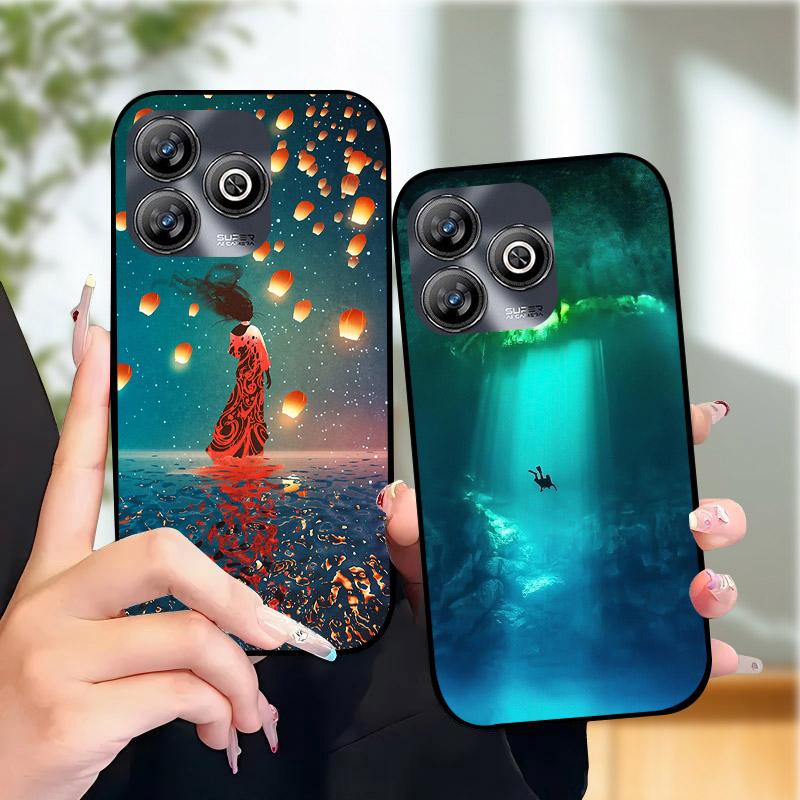 For ZTE Blade A75 4G Case Fashion Cool Animals Printed Silicone Soft TPU Phone Cover For ZTE Blade V60 Smart 4G Fundas V60Smart