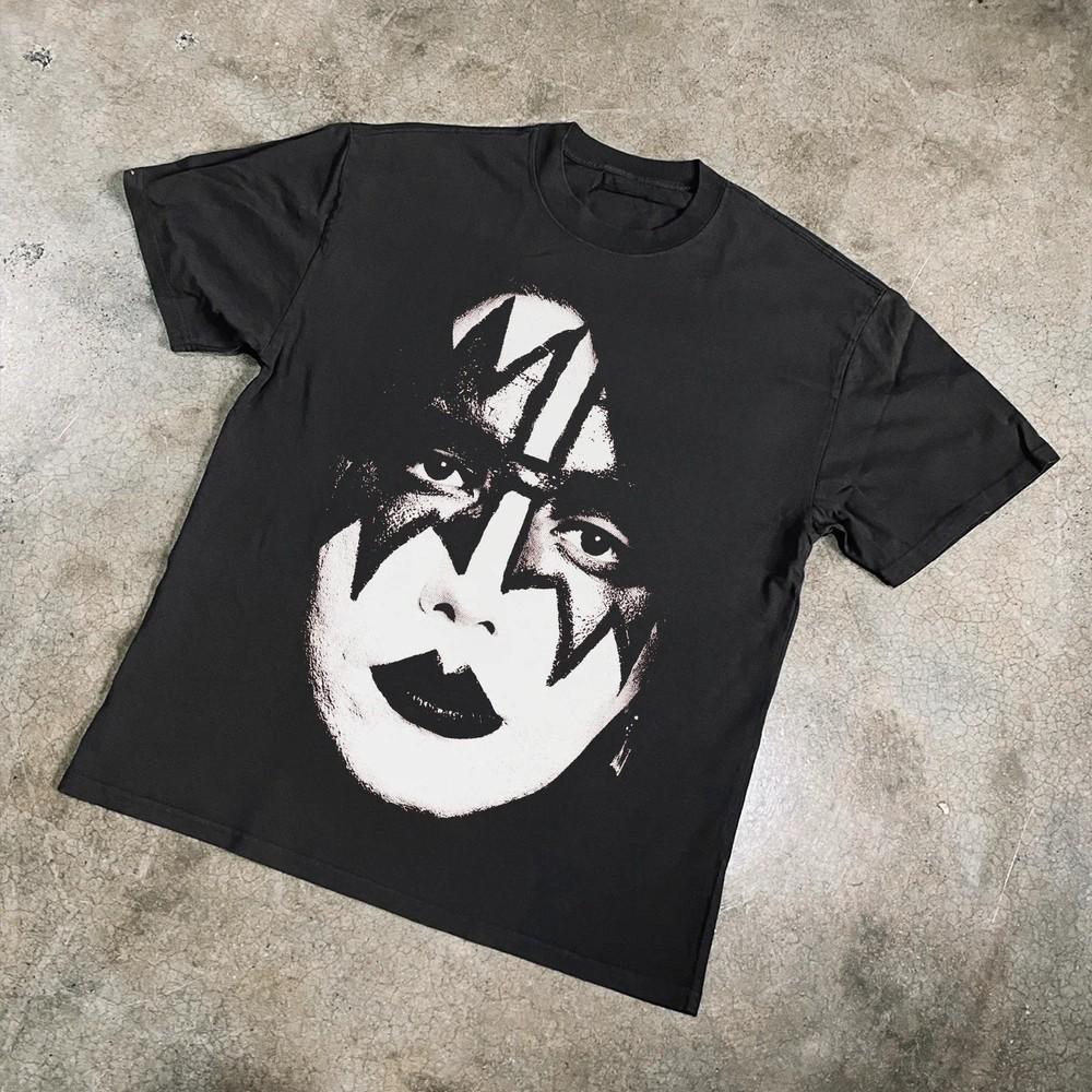 SPACEMAN ACE FREHLEY БОЛЬШОЕ ЛИЦО УНИСЕКС ФУТБОЛКА S-5XL Унисекс Футболка S