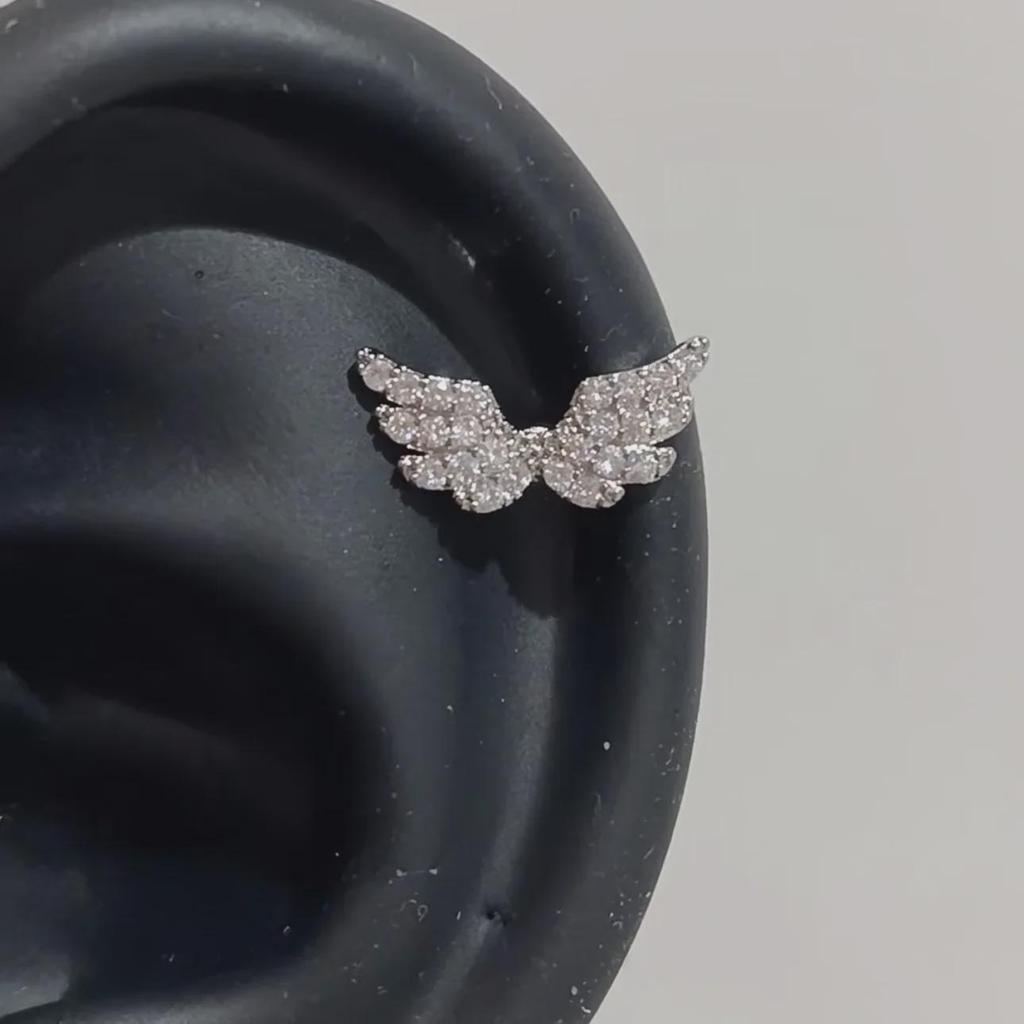 Punk Fashion Titanium Steel Ear Bone Studs: Cool Cochlear Piercing Earrings Collection