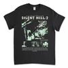 Nuova Maglietta Nera di Silent Hill 2 Horror Survival Gaming Shirt Ristampa