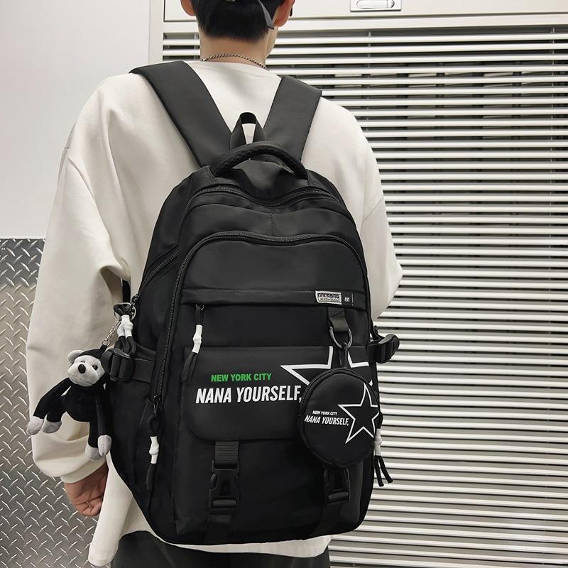 Pánský cestovní batoh Student Schoolbag Campus Style Batoh pro ženy