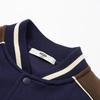 MQD Boys' Academy Style Baseball Collar Jacket