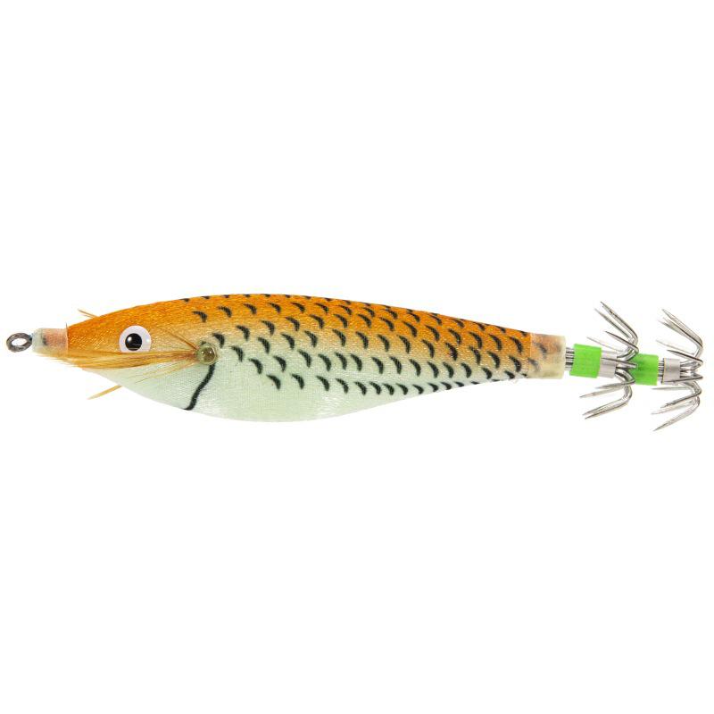 

Luminous 10cm Horizontal Shrimp Squid Hook, Round Belly Hard Bait Blister Pack