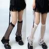 Summer Hollow Out Leg Covers Women Medium Fishnet Stockings Breathable Girls Leg Socks for Lolita Cosplay Party Daily