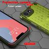 KEYSION Shockproof Armor Case for iPhone 16e Soft Silicone+PC Transparent Honeycomb Phone Back Cover for iPhone 16e 2025