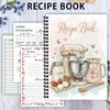 A5 Spiral Personalized Recipe Notebook - Handmade Kitchen Diary