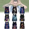 2024 New Mbappe Messi Ronaldo Neymar Football Print Backpack Lunch Bag Pencil Case Set Durable Polyester Cute Geometric Design