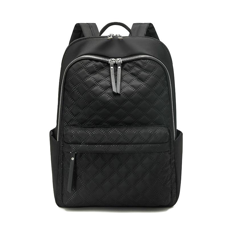 Double-shoulder Backpack, Women s Travel Casual Backpack, Large Capacity Student Schoolbag чёрный