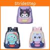 Bear Pattern Kids Backpack With Breathable Mesh And Cushioned Straps For Preschoolers