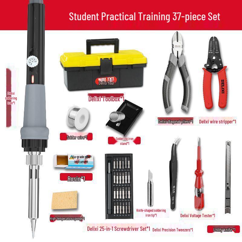 Complete Electrician Tool Kit with Multimeter for Students & Home Repair