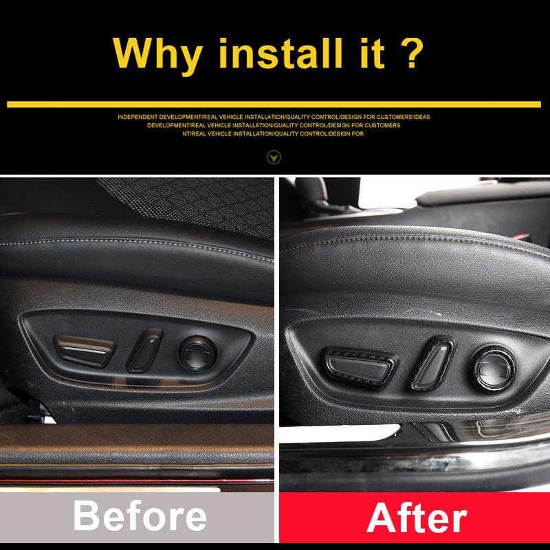 Buton de reglare a scaunului de mașină ABS Huse pentru ornamente pentru Toyota RAV4 RAV 4 XA50 2022 MK5 Accesorii de turnare interioară