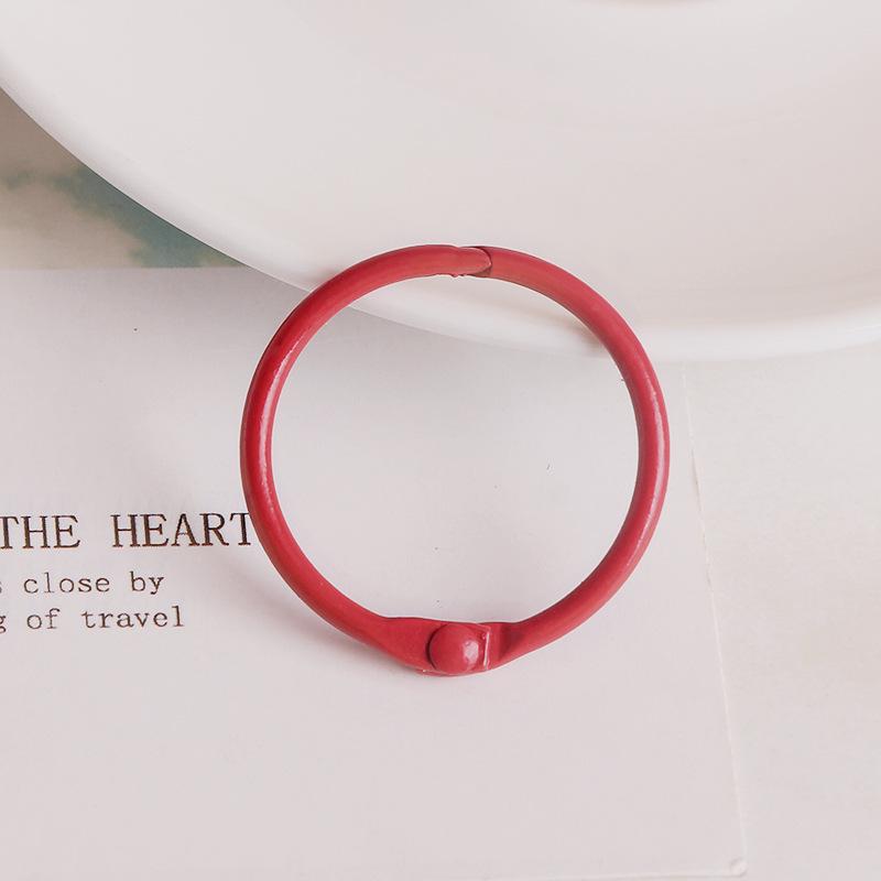 DIY brelok do kluczy: Metalowe ogniwko zaciskowe 30 mm z wykończeniem lakierem wypiekowym