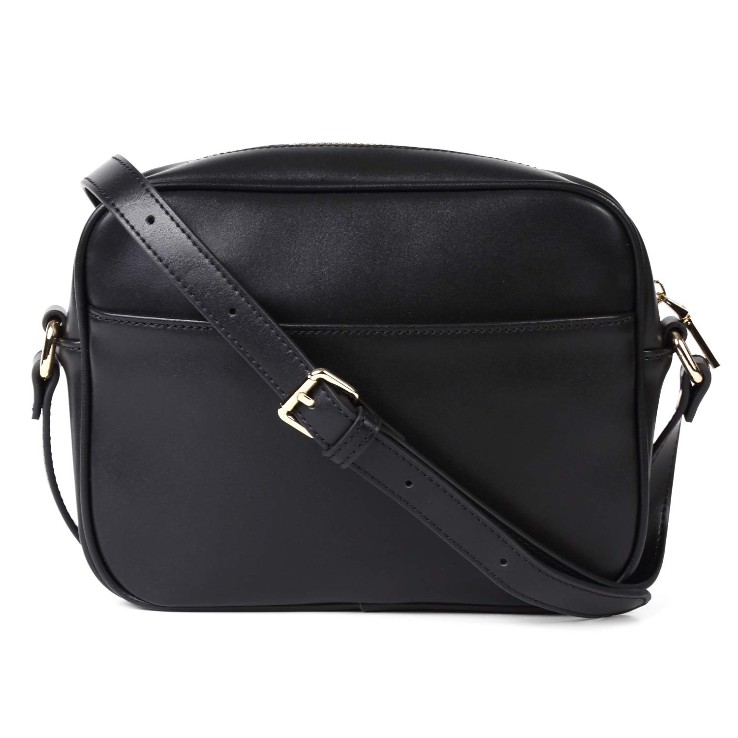 

Mura Compact Shoulder Bag for Women, Genuine Leather, Cowhide Leather, Simple, Shoulder or Crossbody (Black)