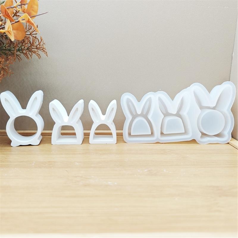 Silicone Molds Hollow Rabbits Molds Plasters Molds Casting Molds Ornament Molds Easters Rabbits Molds Baking Molds