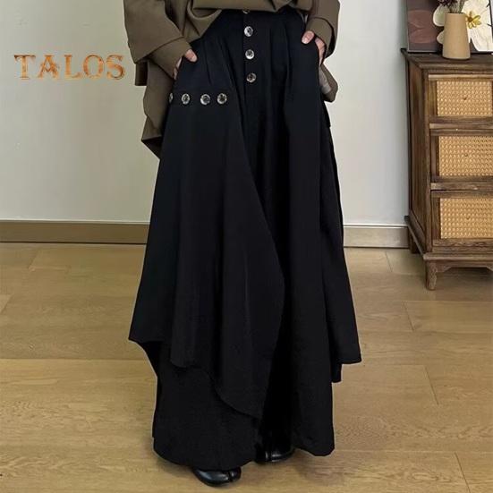 Muži Kalhoty Nepravidelný Japonský styl Volné Culottes Zip Knoflíček Lízačka Model Ukázka Kostým Dovolená Práce Denní nošení Kalhoty